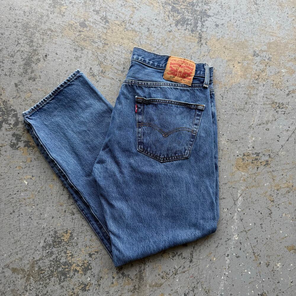 Levi’s 501 Straight Leg Button Fly Jeans